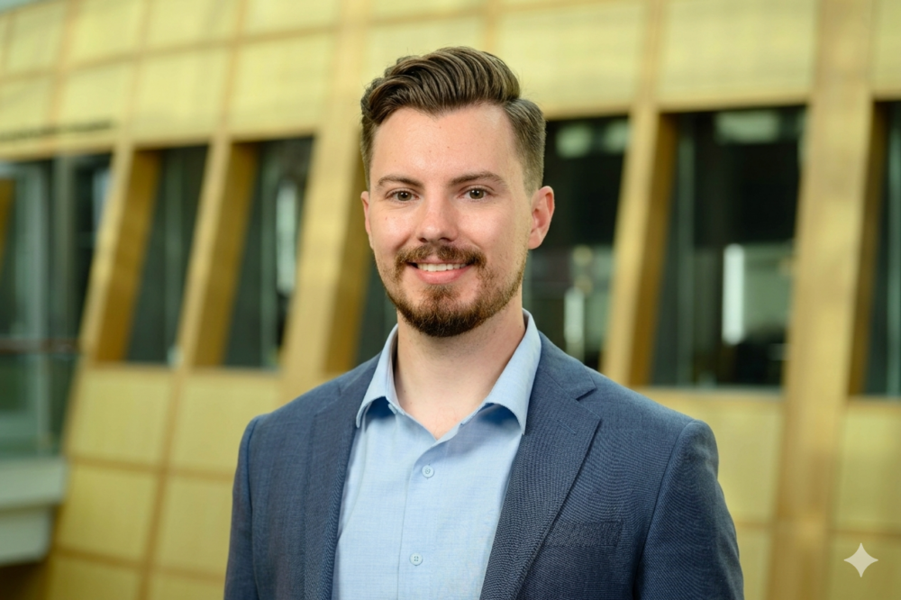 Headshot of Joe Jasper, associate director of marketing and events at the Steers Center