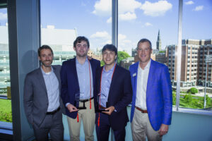 Group photo of Steers Center for Global Real Assets undergraduate awardees, honored for their leadership, innovation, values, and academic excellence