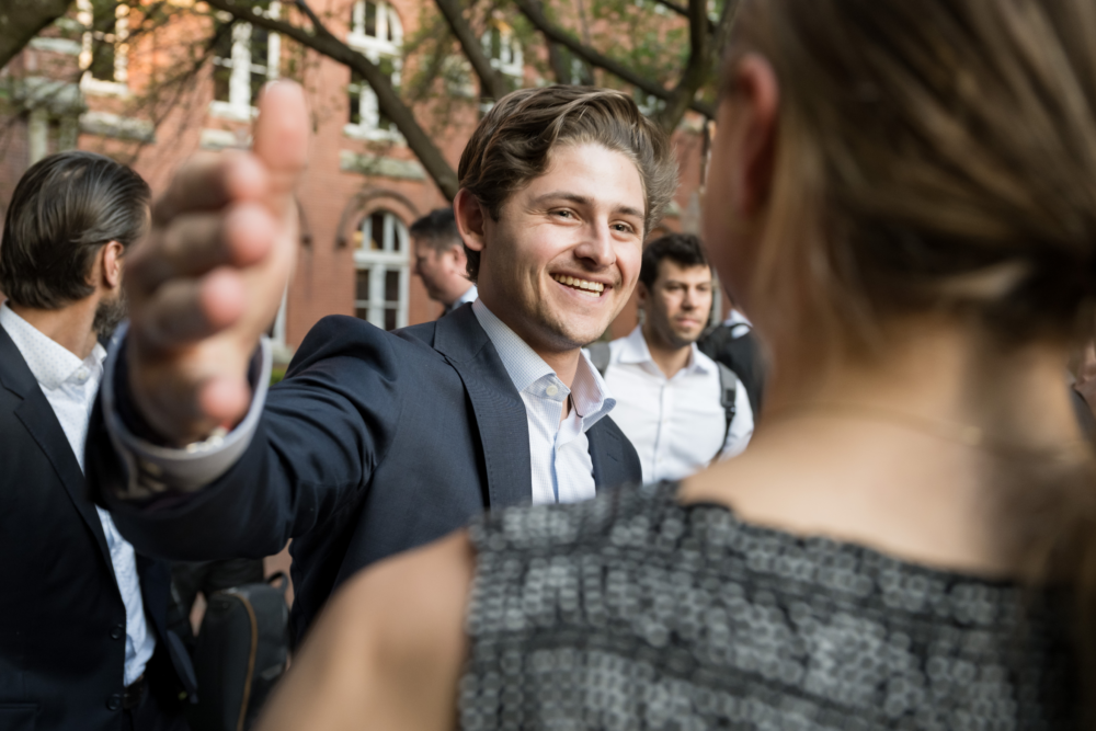 Georgetown Real Assets students networked with alumni and industry professionals at Steers Luminaries 2026