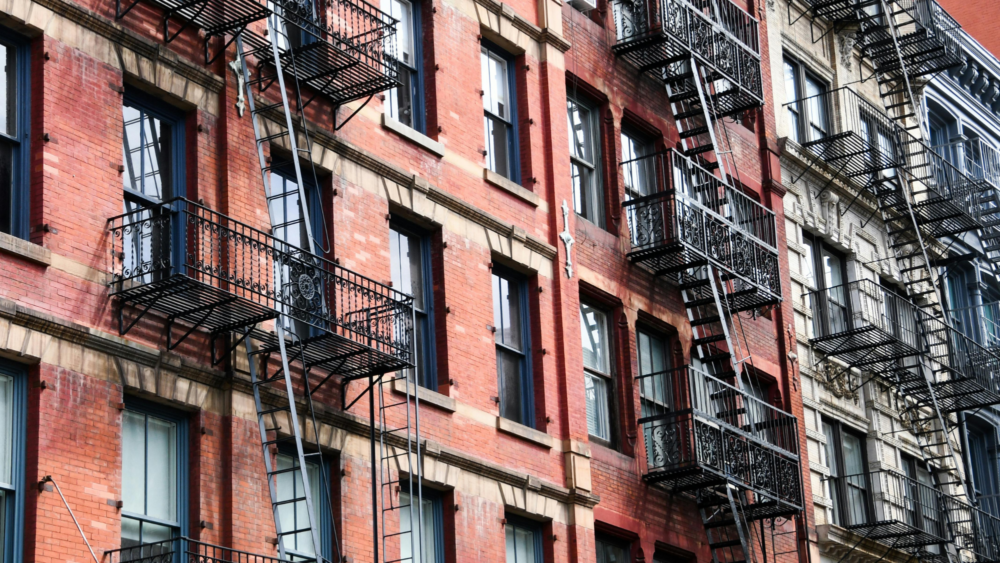 Photo of a New York City apartment building
