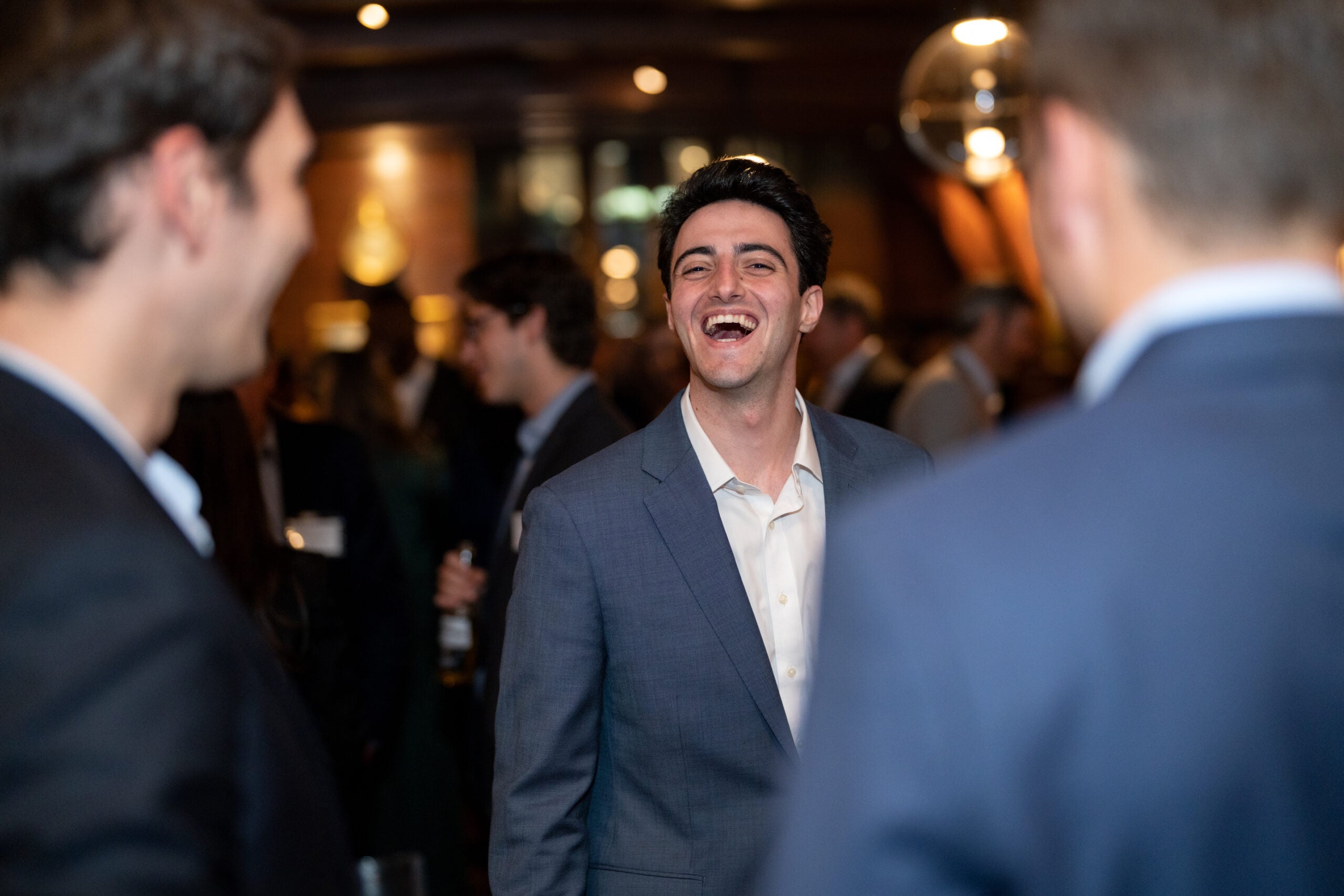 Real estate alumni networking at the Steers Annual Benefit