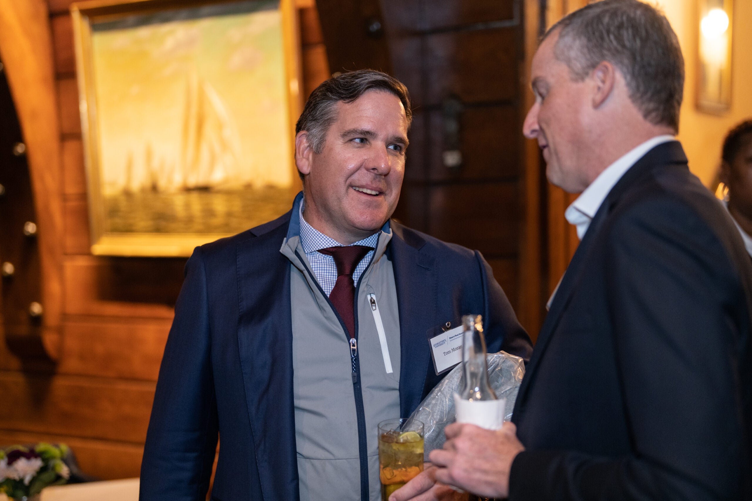 Real estate alumni networking at the Steers Annual Benefit