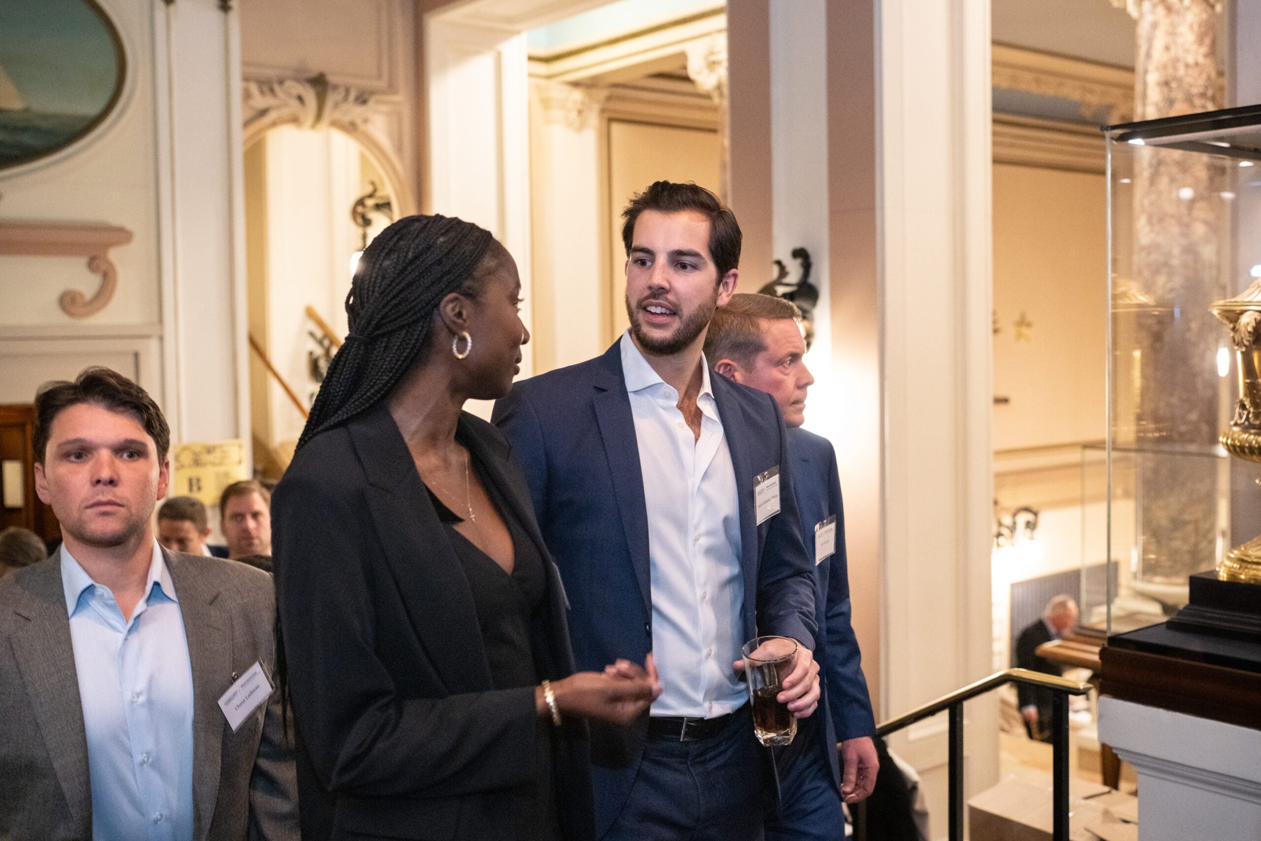 Real estate alumni networking at the Steers Annual Benefit