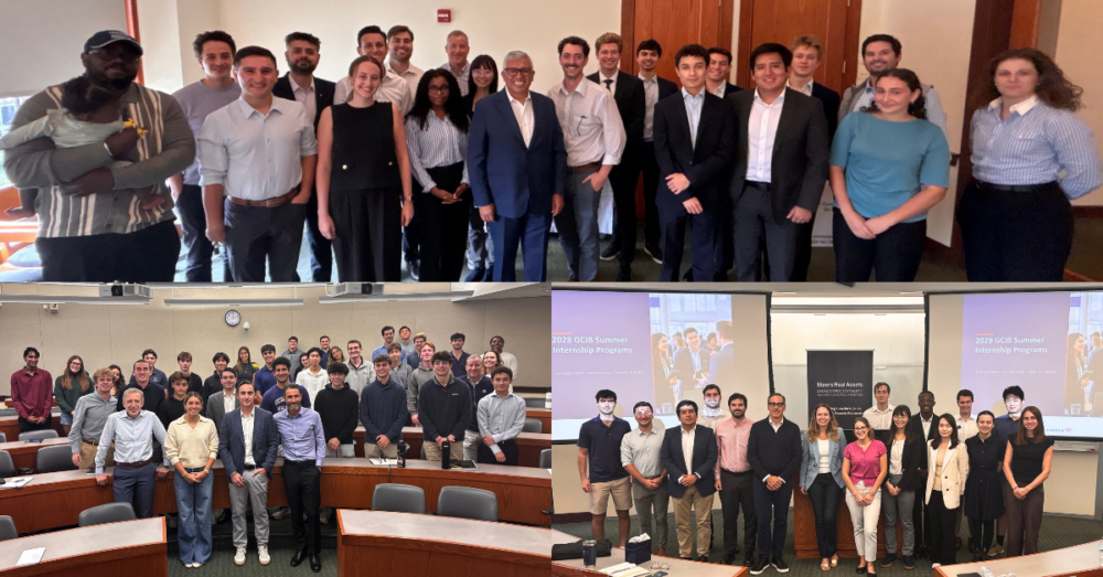 Georgetown students meet with real assets executives from U.S. Department of State's Bureau of Overseas Buildings Operations and Vineyard Wind Energy project